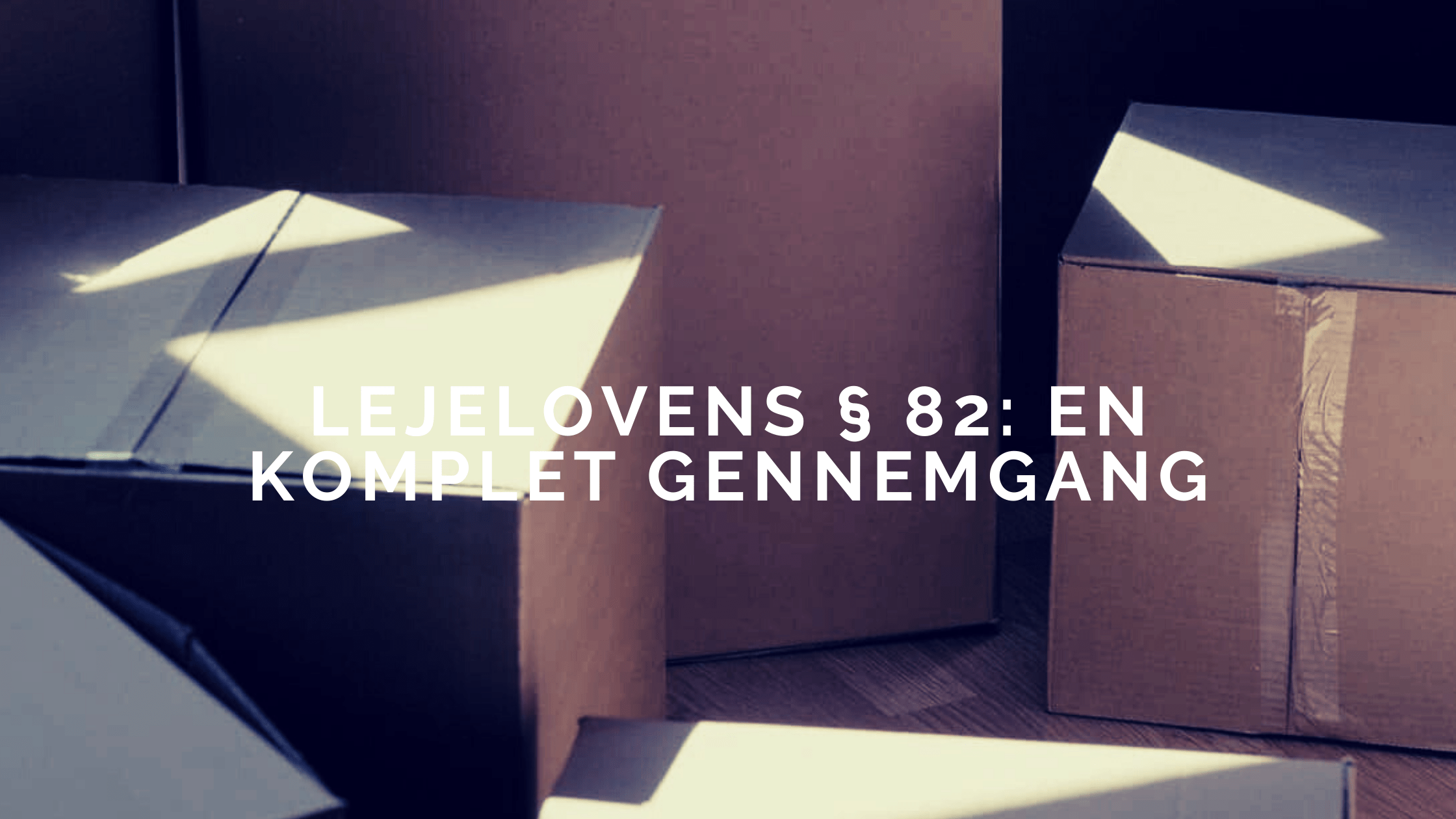 Lejelovens § 82: En komplet gennemgang