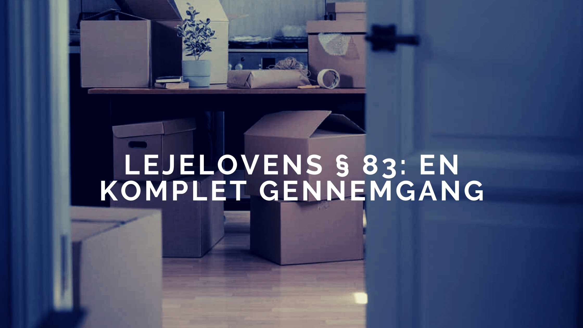 Lejelovens § 83: En komplet gennemgang